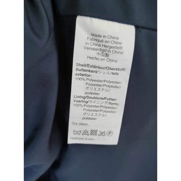 J.Crew Women's Navy and Ivory Gingham 2 Button Blazer M - Picture 8 of 9